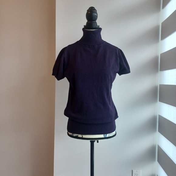 Majora Deep Purple Turtleneck Sweater - Picture 2 of 4